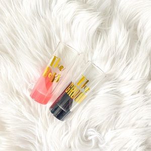 NWOT The Boss & The Groom Shot Glasses Set